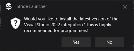Install Visual Studio integration