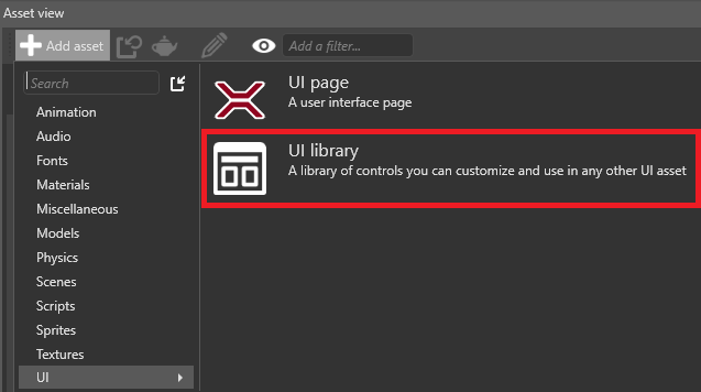 Add UI library